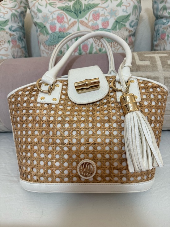 Lilly Pulitzer Handbags - Lilly Pulitzer Adaline Cane Satchel